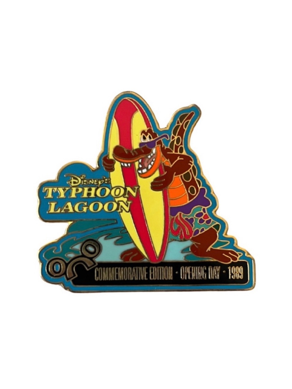 Disney Vintage Trading Pin PP1736 Limited Edition Typhoon Lagoon June 2000